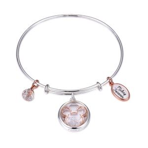 Disney Mickey Forever Stainless Steel Bangle Bracelet